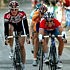 Frank Schleck and Kim Kirchen beaten by Philippe Gilbert during second stage of the Tour Mditranen 2005